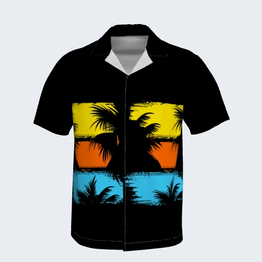 Sunset Palm Panels