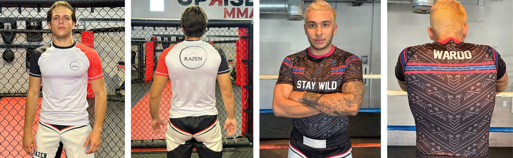 Men's BJJ Rash Guards (Short Sleeve) - Kit Designer