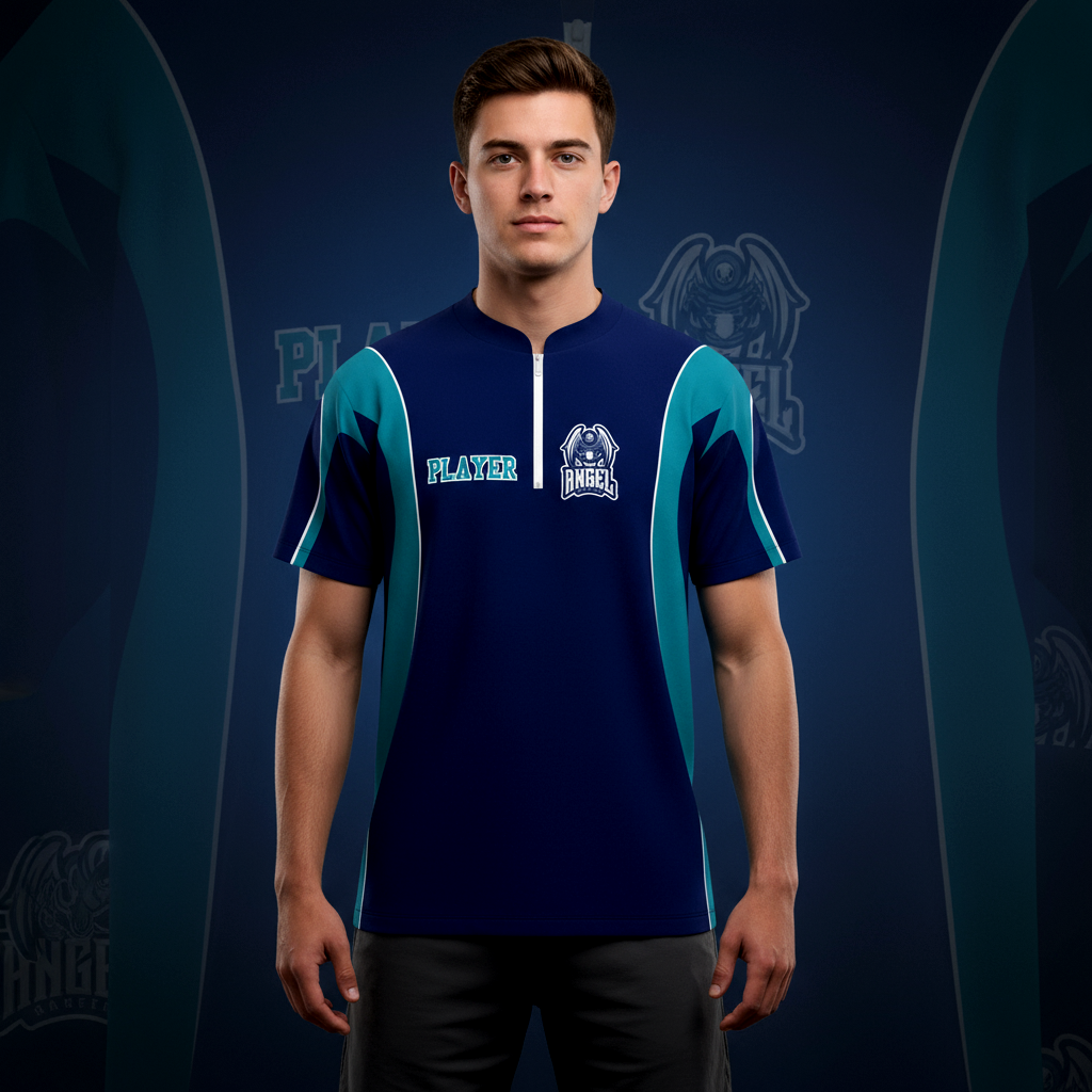 Angel Gaming Chinese Collar Tee