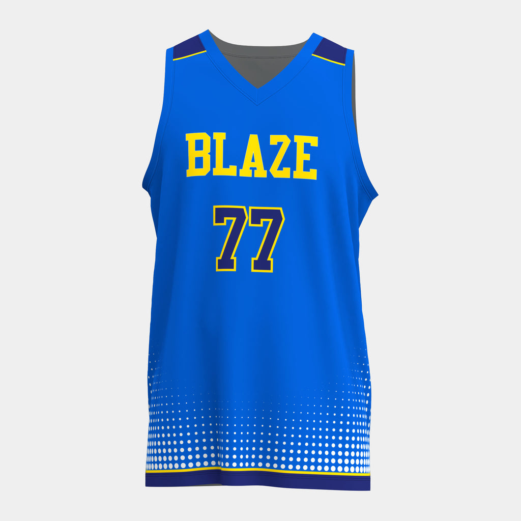 Blaze Basketball Jersey by Kit Designer Pro