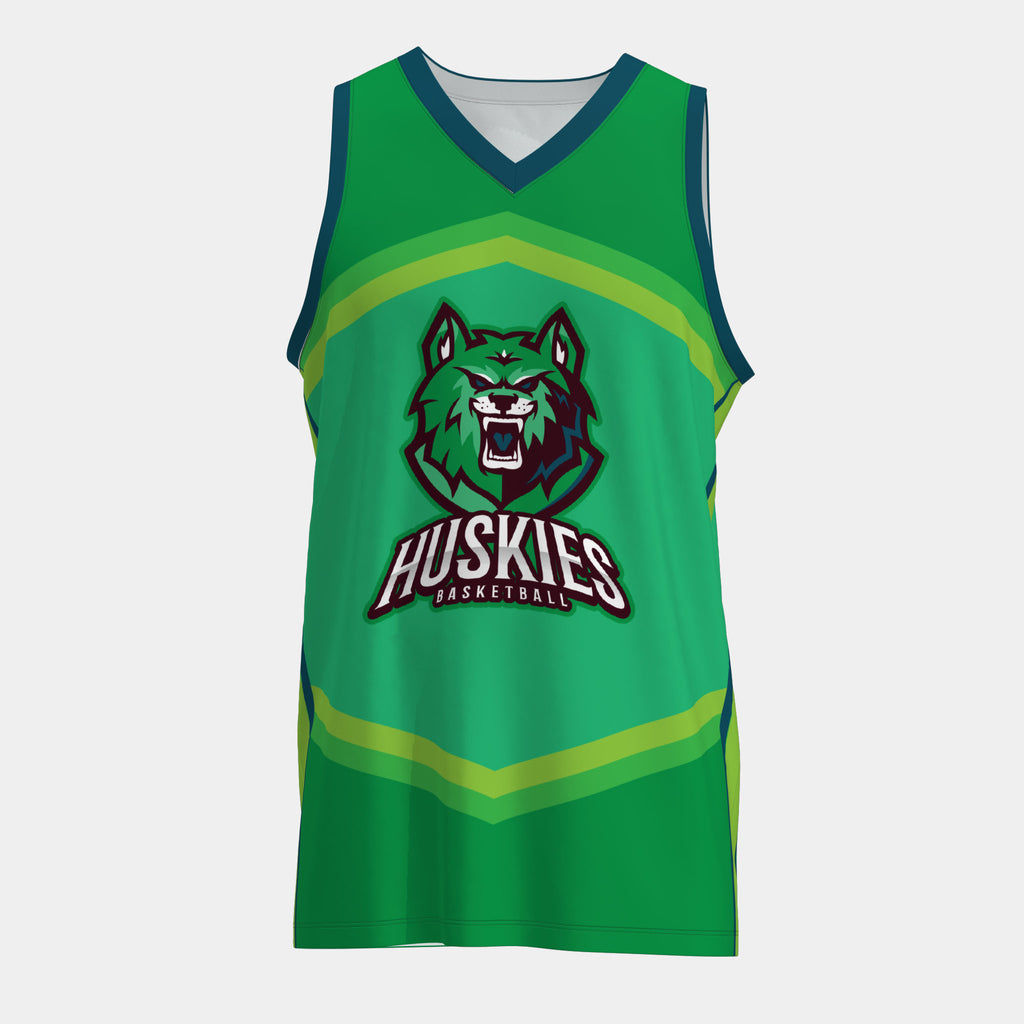 Huskies Basketball Jersey by Kit Designer Pro