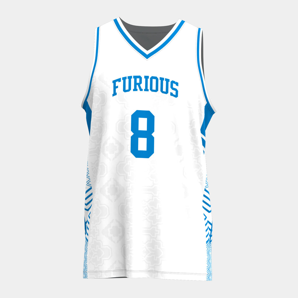 Furious Basketball Jersey by Kit Designer Pro