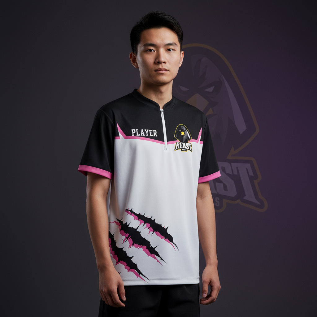 Beast Mode Chinese Collar Tee