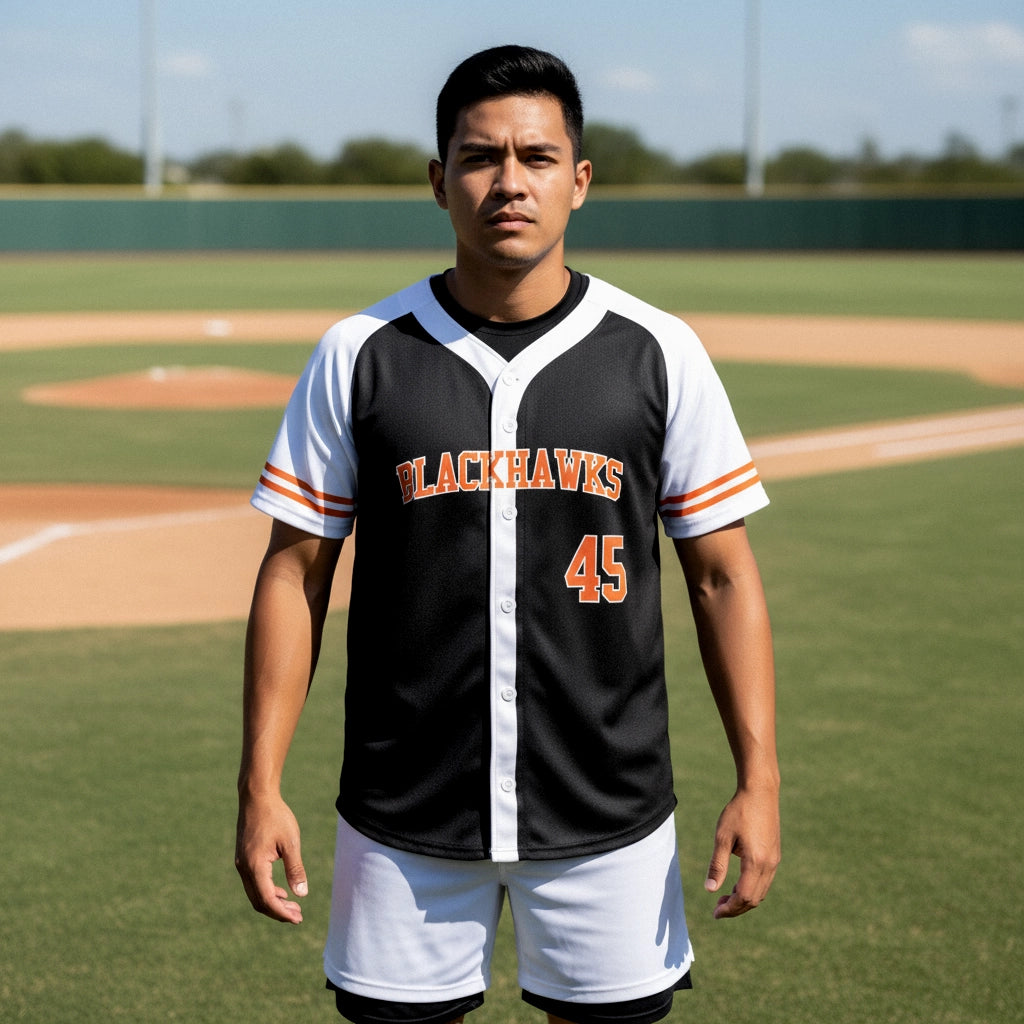 Blackhawks Baseball Jersey
