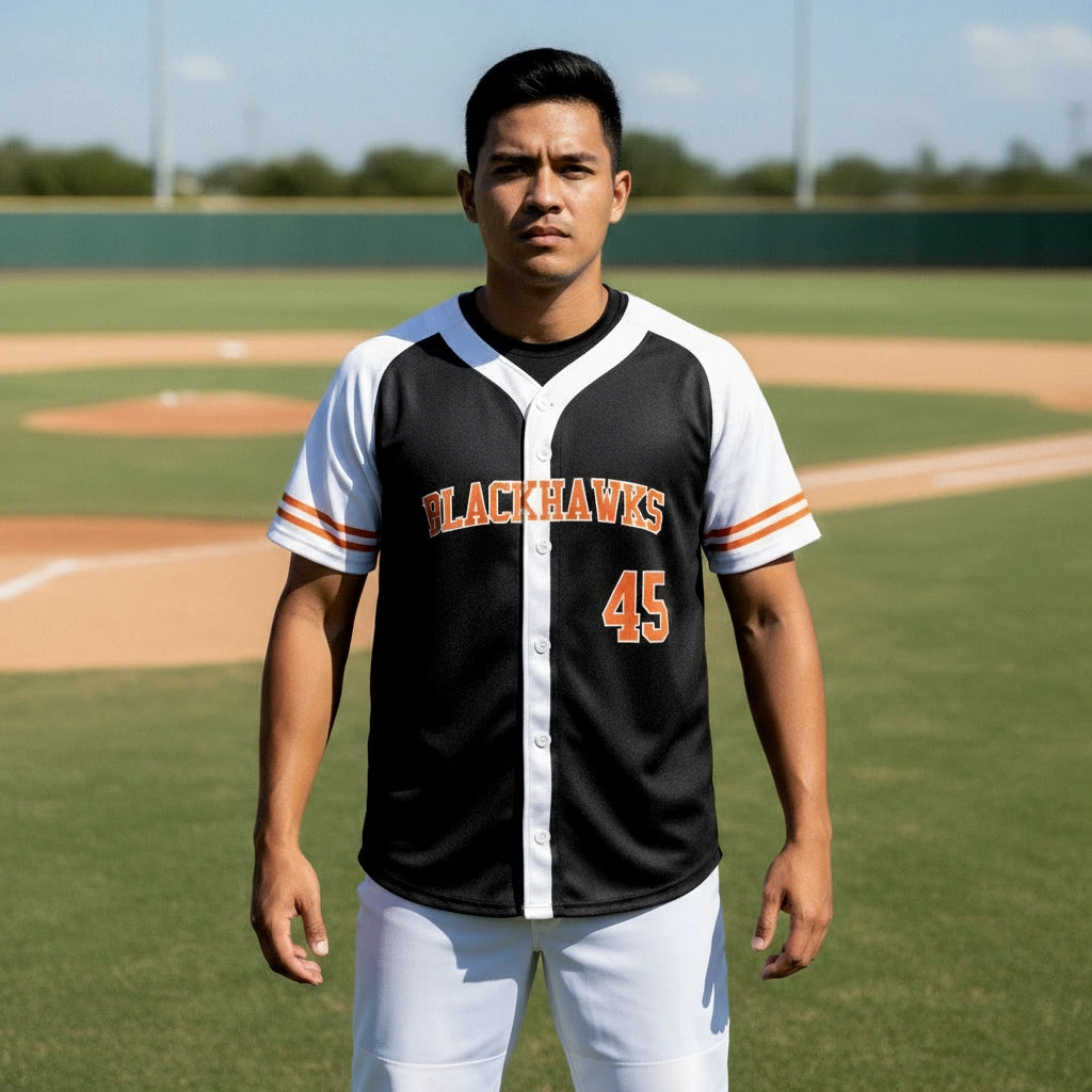 Blackhawks Baseball Jersey