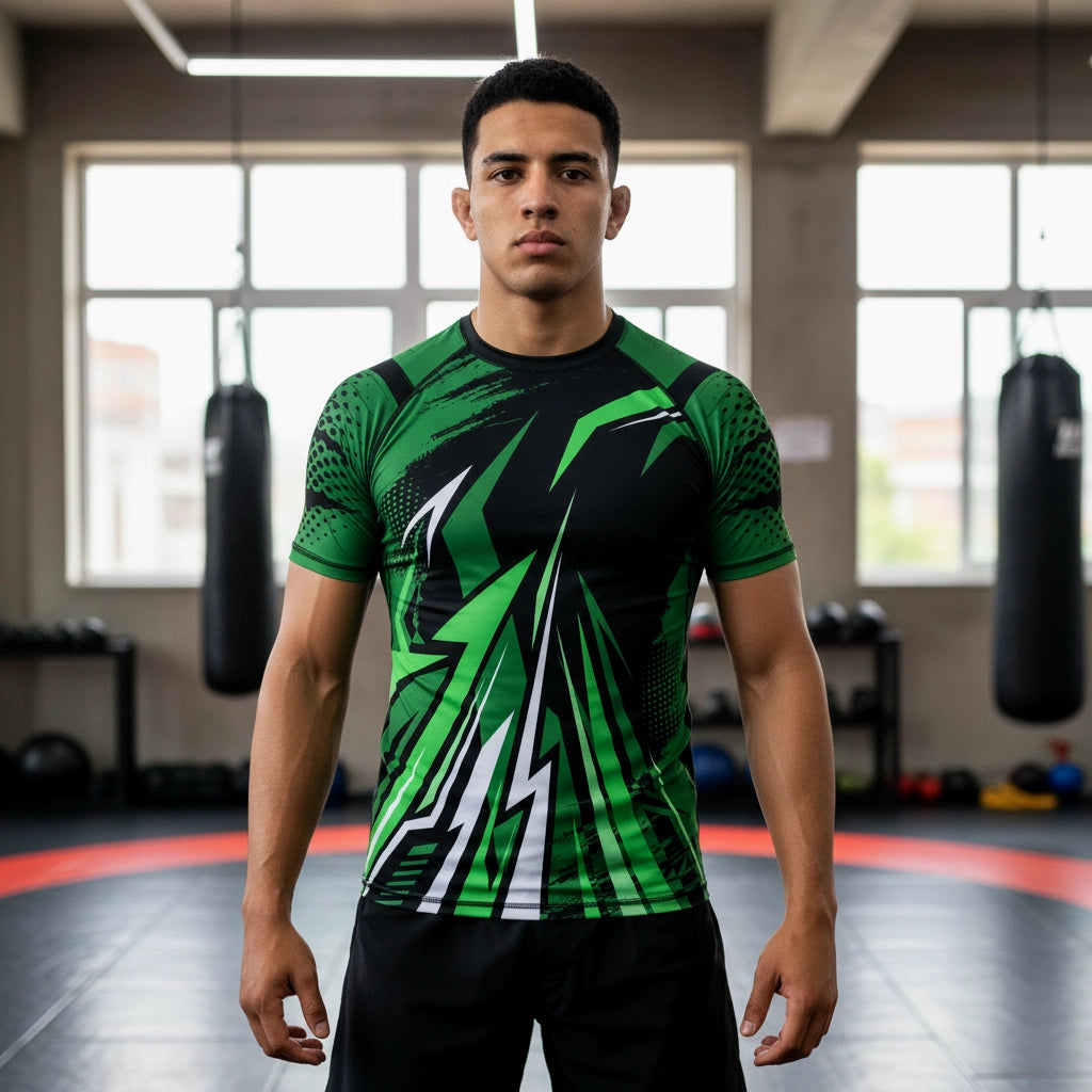 Cipher Rash Guard Short Sleeve