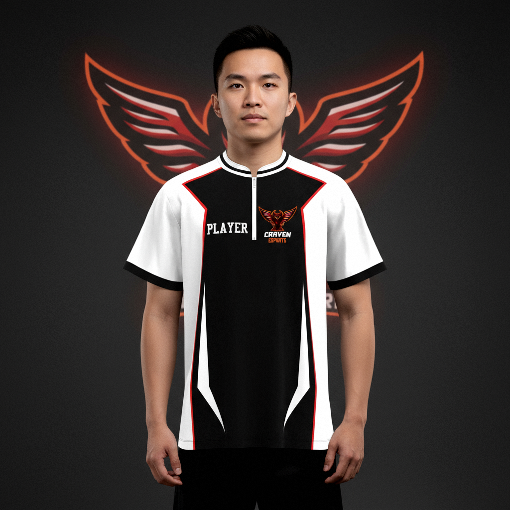 Craven Esports Chinese Collar Tee