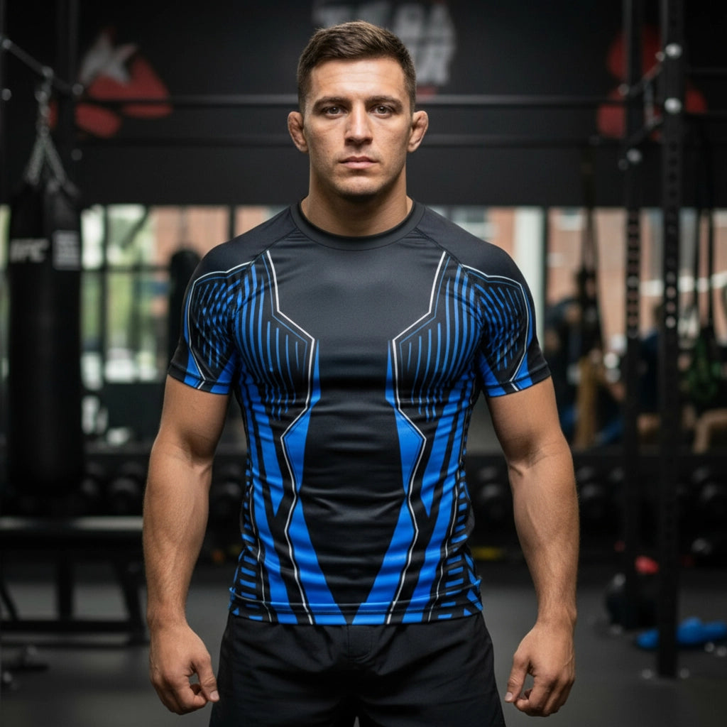 Cyber Rash Guard Short Sleeve