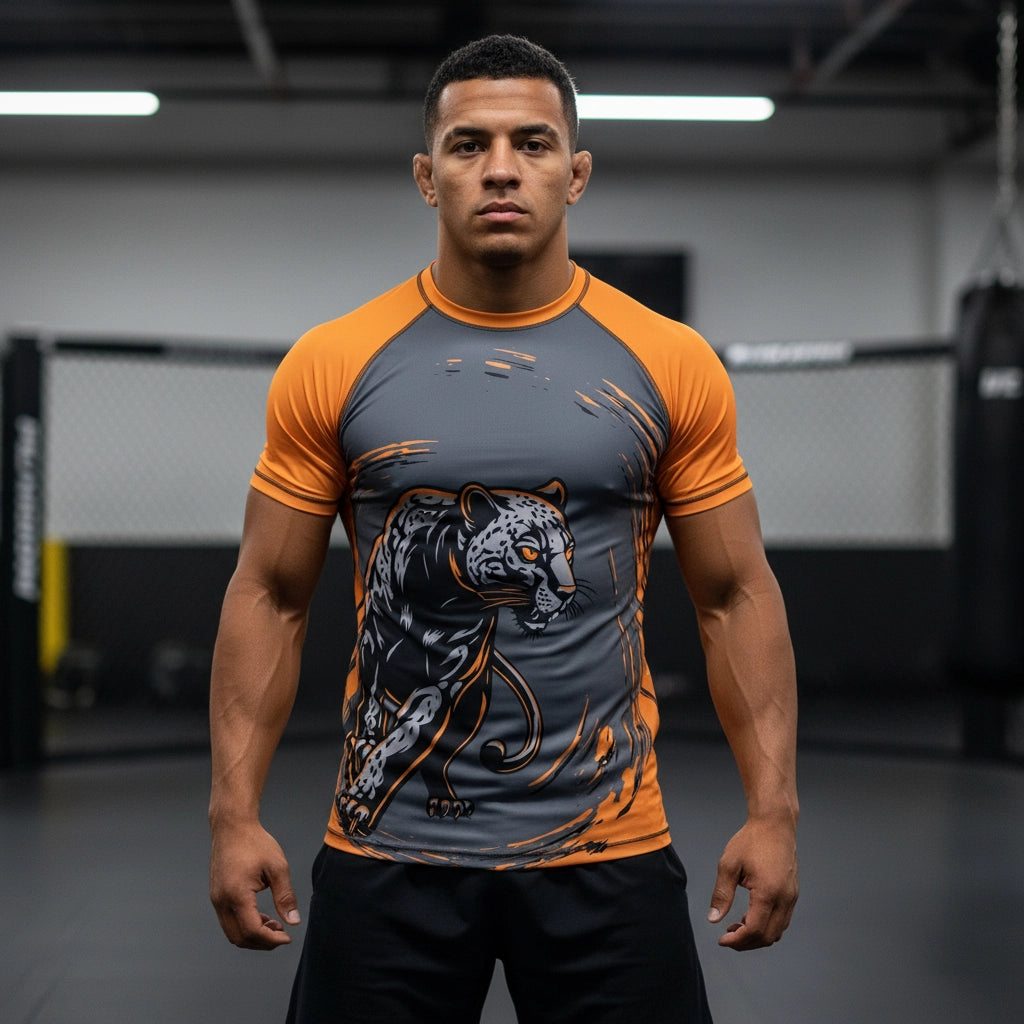 Crimson Claw Rash Guard Short Sleeve