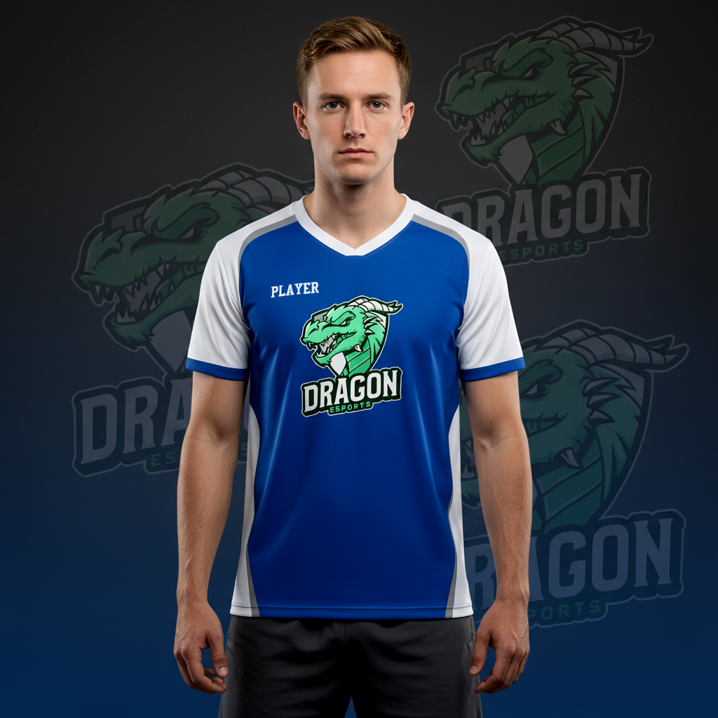 Dragon Esports Overlap V-neck