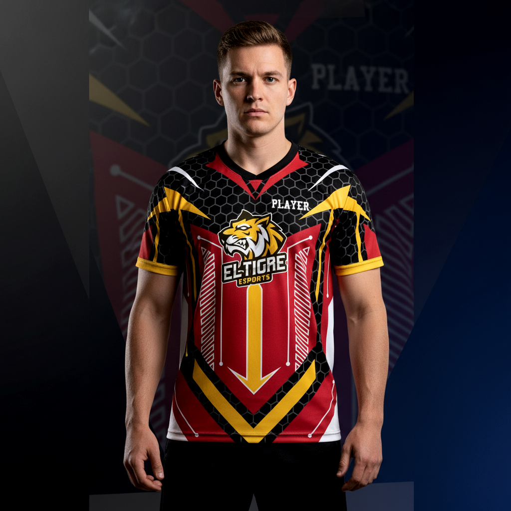 EL TIGRE Esports Overlap V-neck