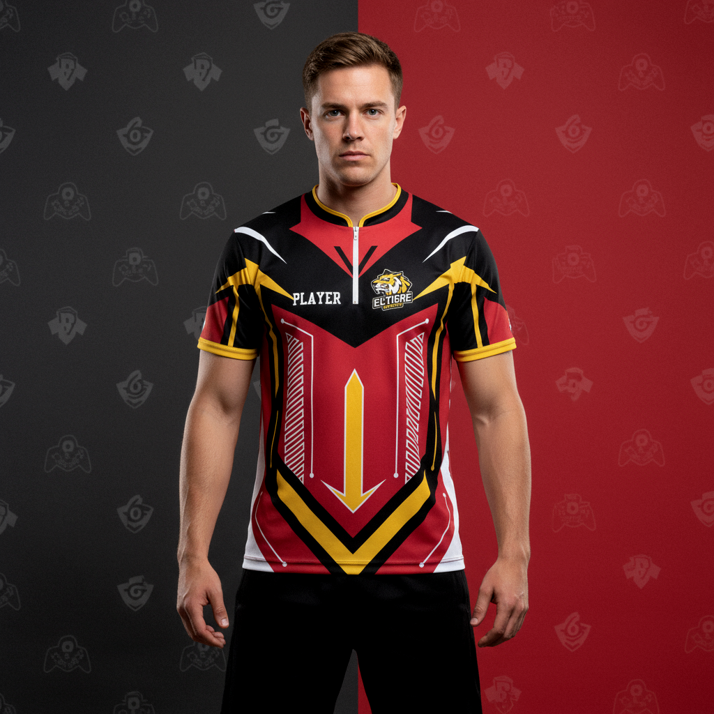 El Tigre Esports Chinese Collar Tee