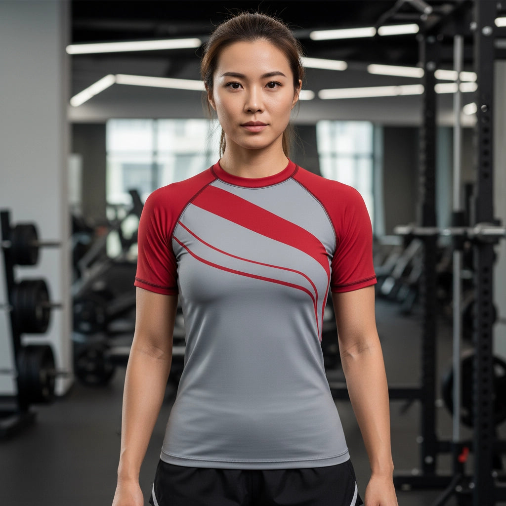 FlowFit Women's Rash Guard Short Sleeve