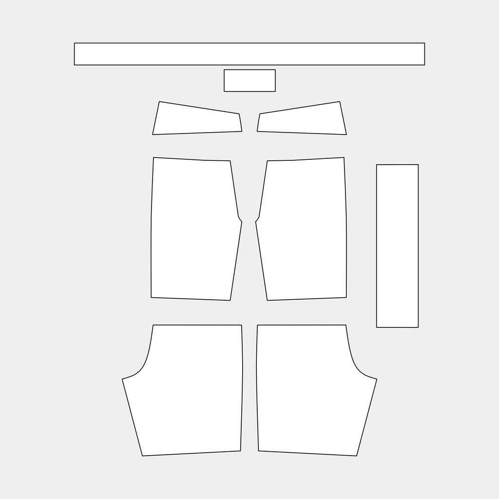 Kids Grappling Shorts Pattern (K10-KGS) by Kit Designer Pro