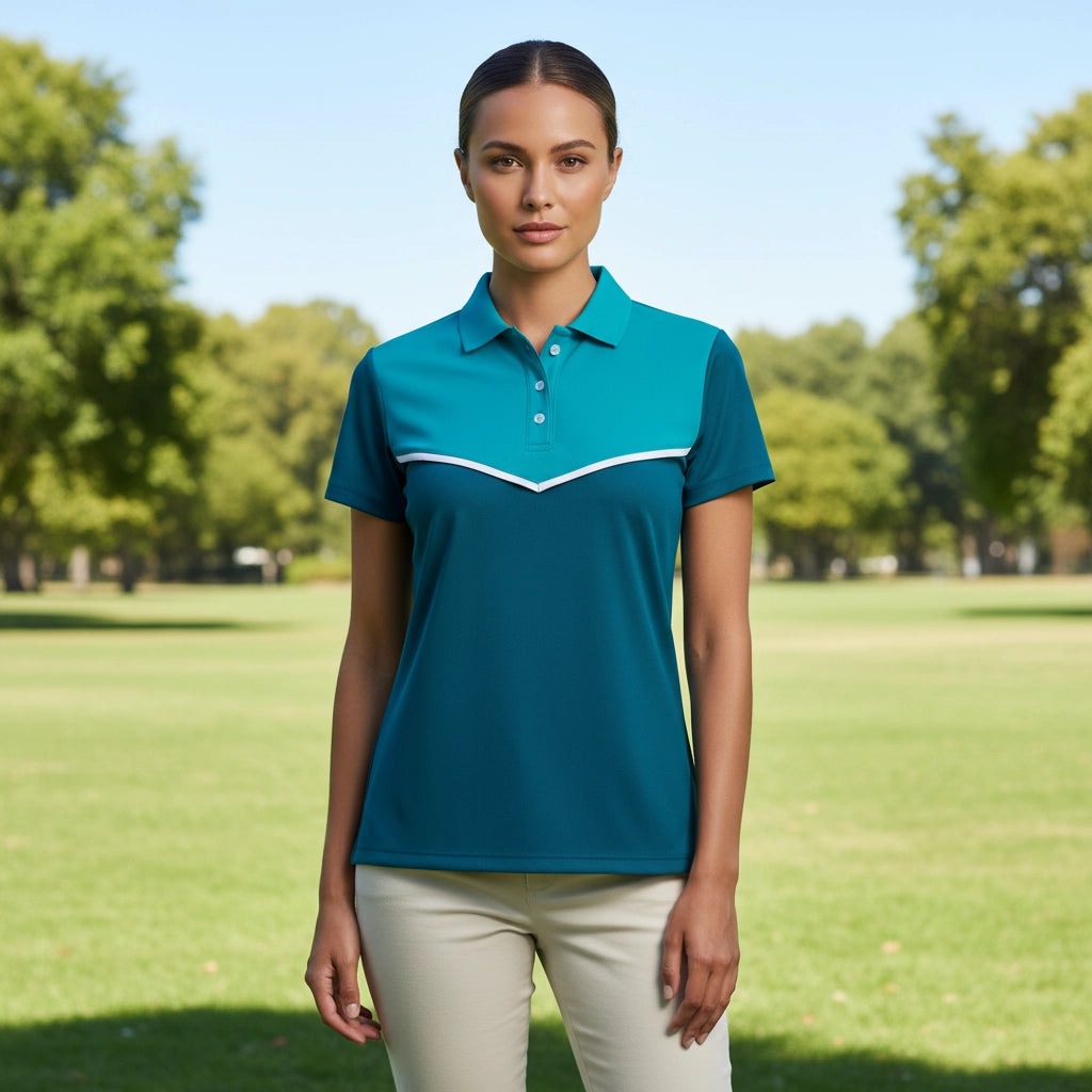 LuxeFit Women's Polo Shirt