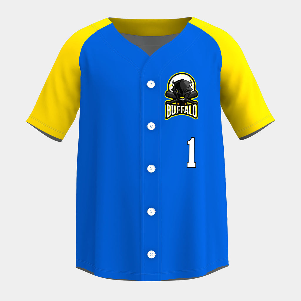 Design 1 Men's Baseball Jersey by Kit Designer Pro