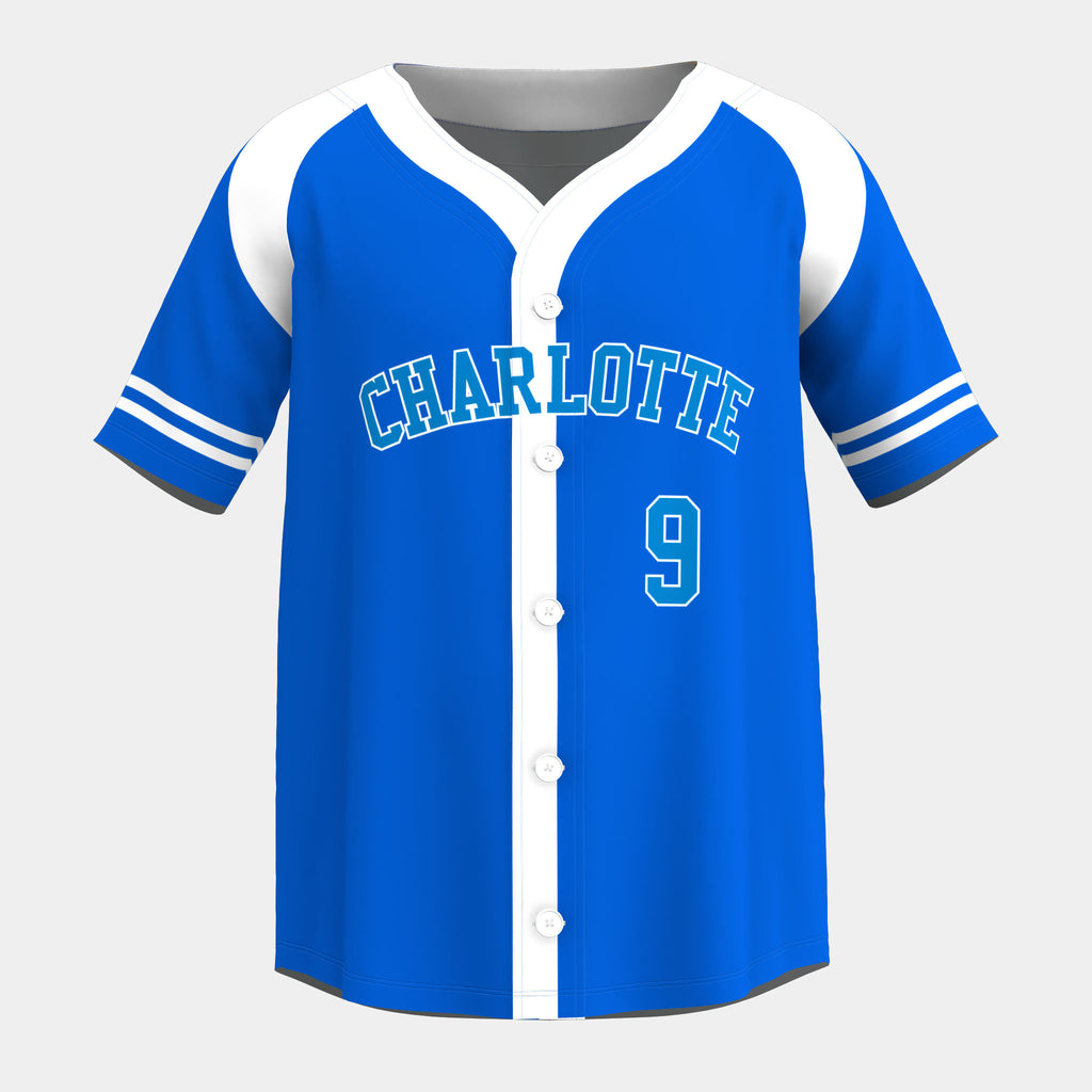 Charlotte Baseball Jersey by Kit Designer Pro