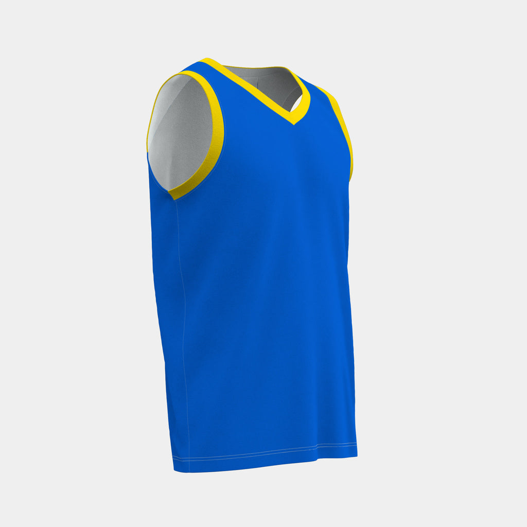 Men's Basketball Jersey - NBA Cut - V-Neck by Kit Designer Pro