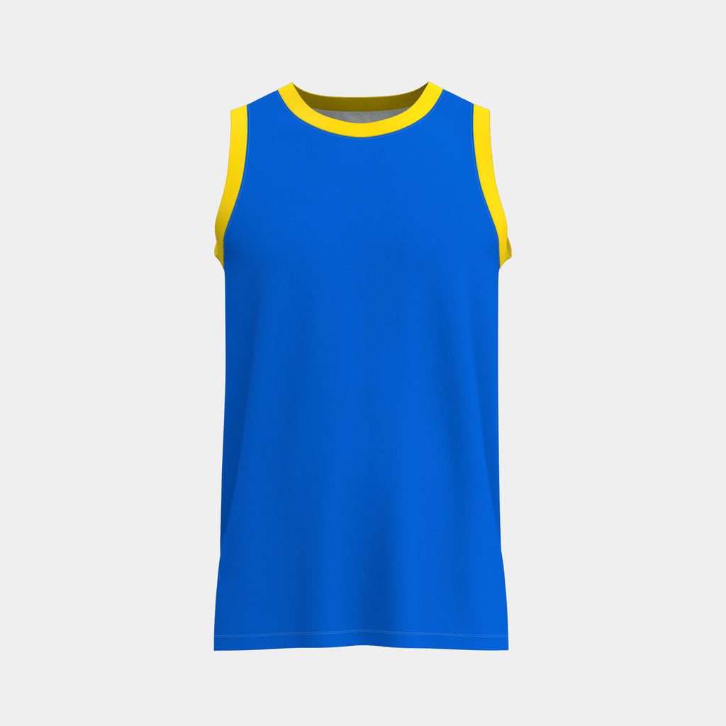 Men's Basketball Jersey with Side Slit (Asian Size) by Kit Designer Pro