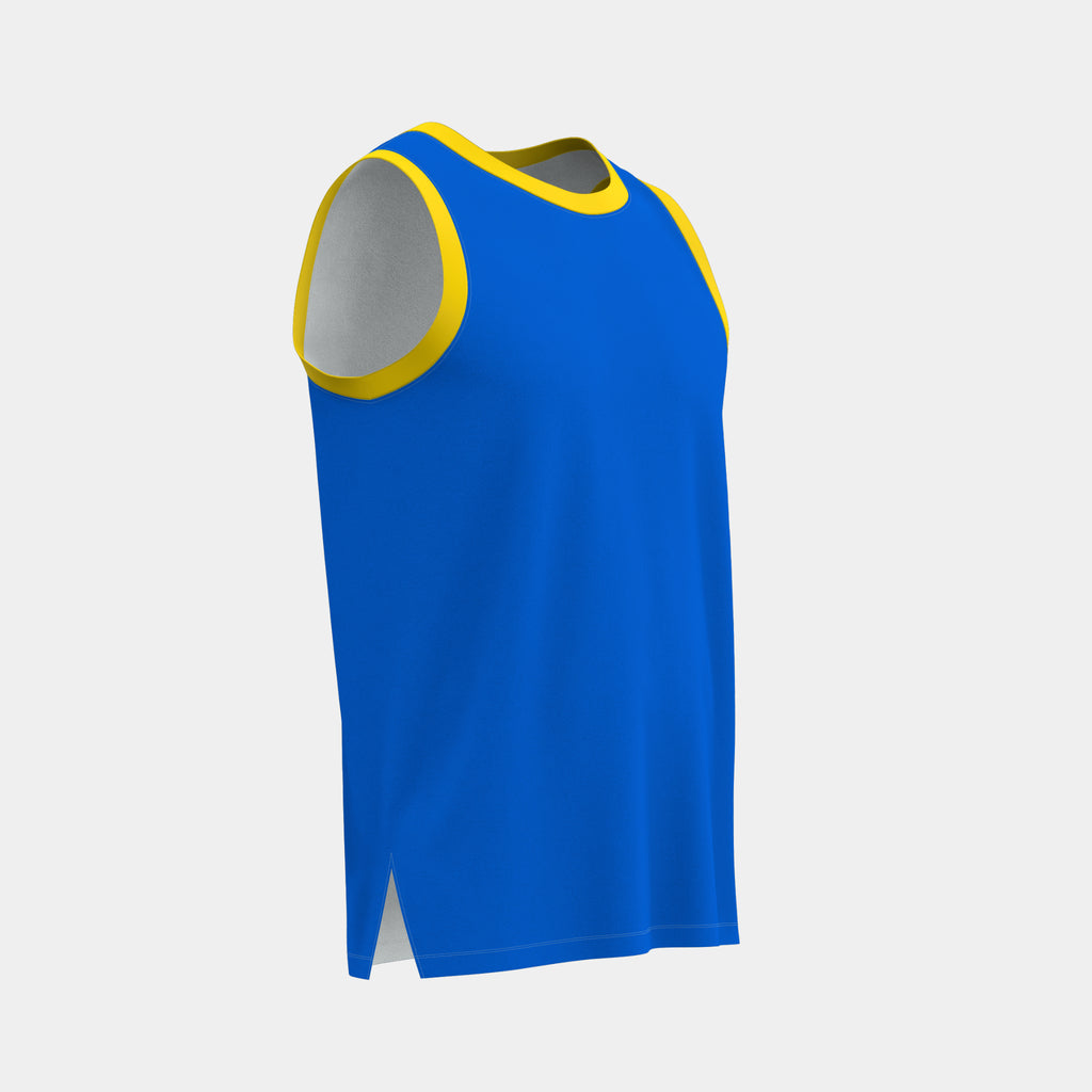 Men's Basketball Jersey with Side Slit (Asian Size) by Kit Designer Pro