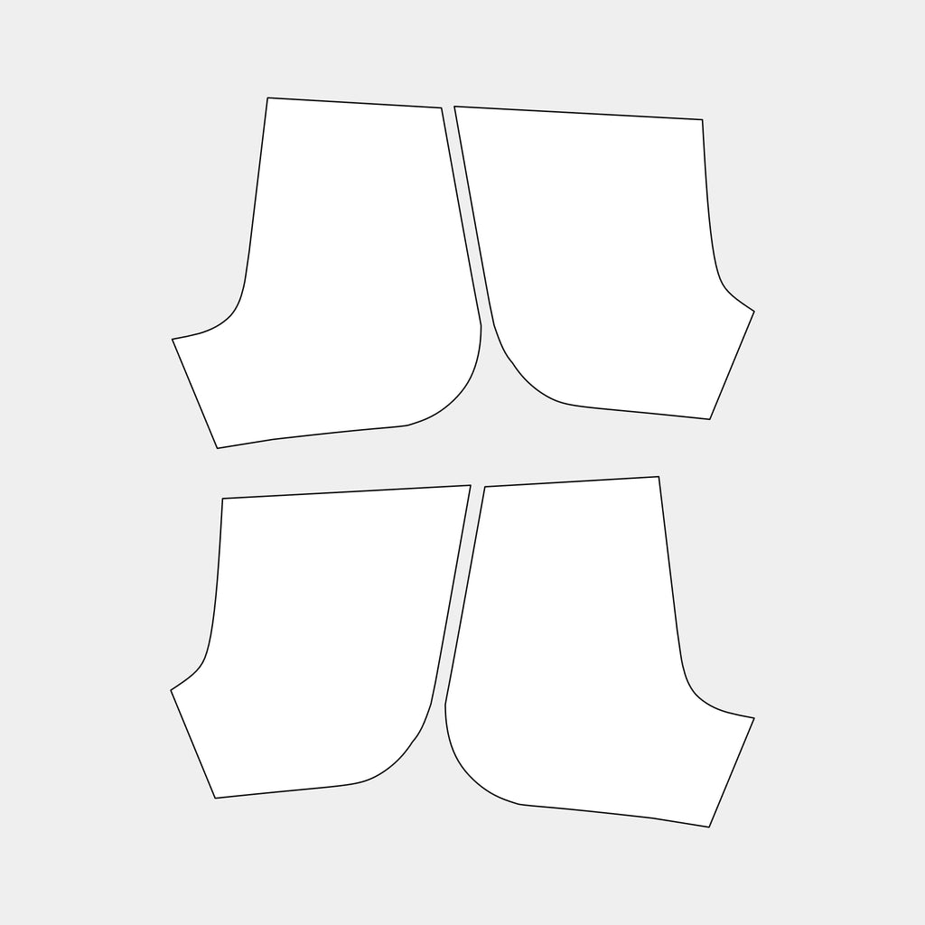 Men's Basketball Shorts with Side Slit -Asian Size (LOOKUP-04 MBSSC) by Kit Designer Pro