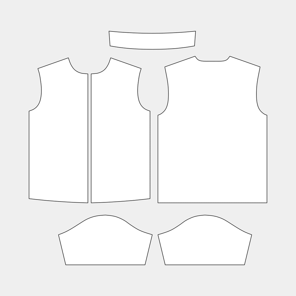 Men's Button-Up Shirt Pattern (MHP-1U) by Kit Designer Pro