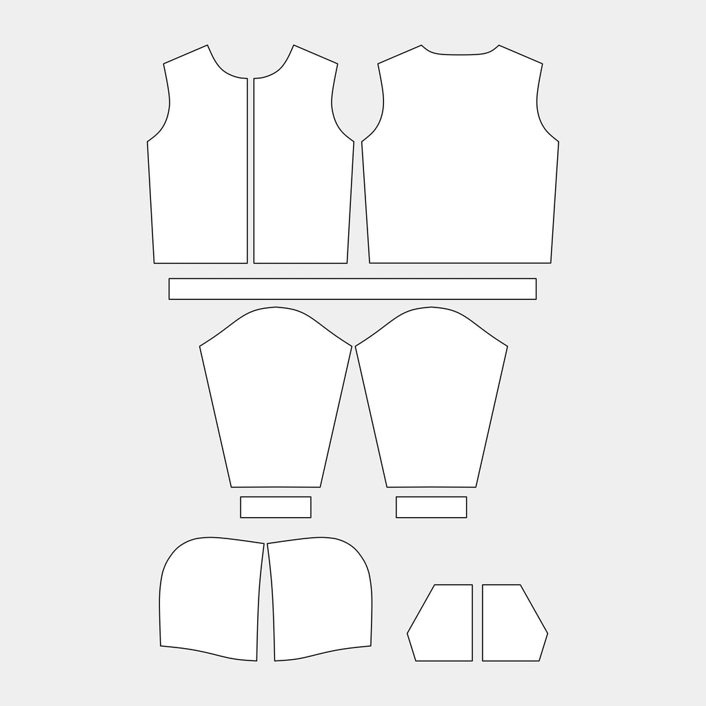 Men's Hoodie - Asian Size Pattern (TC268A-MHJ) by Kit Designer Pro