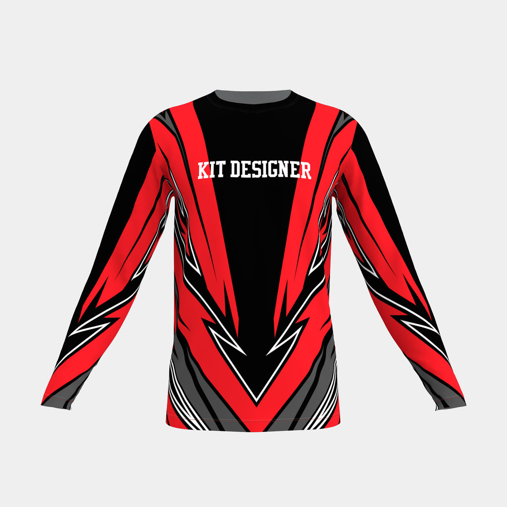 Design 5 Men's Long Sleeve Shirt by Kit Designer Pro