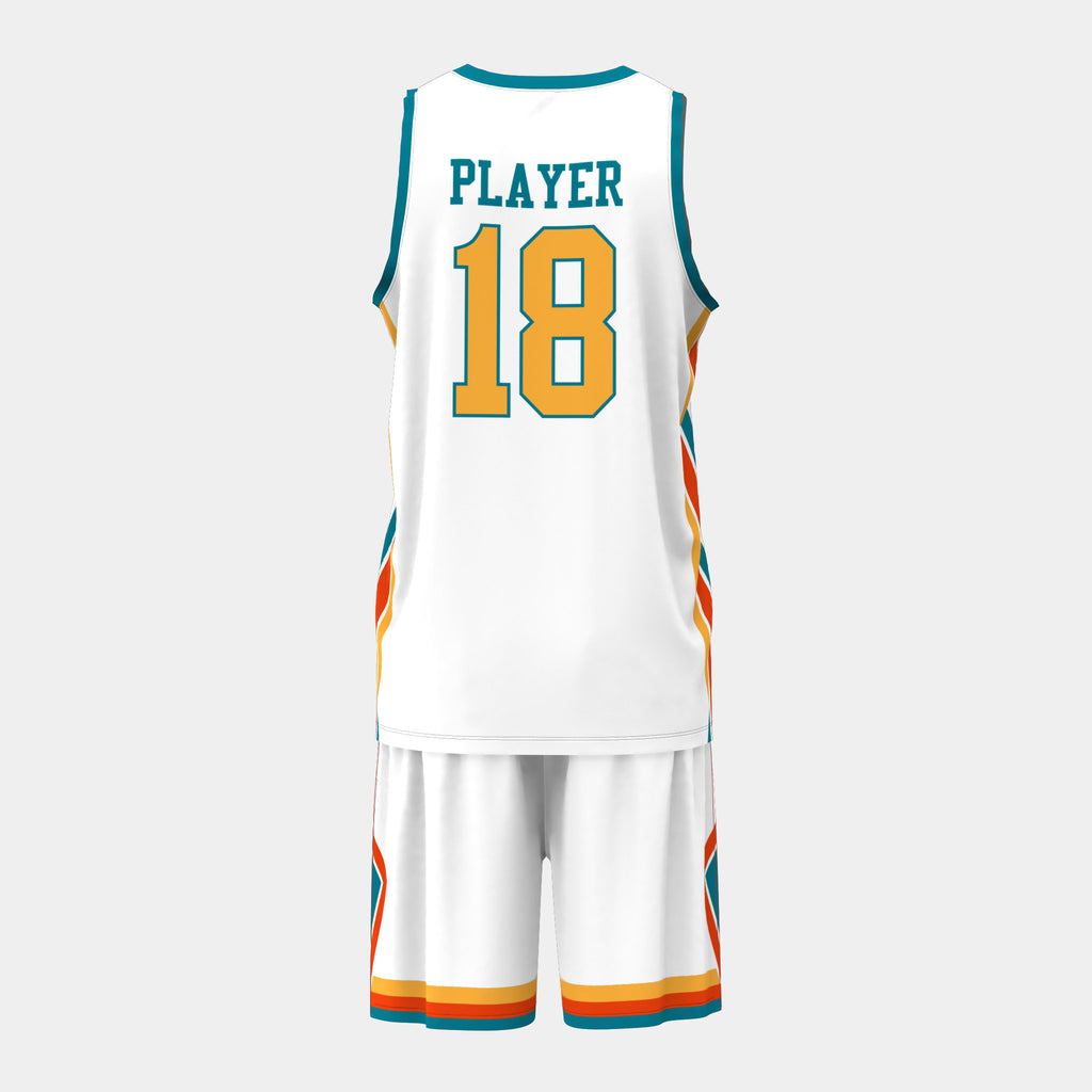 Trojans Basketball Jersey Set by Kit Designer Pro