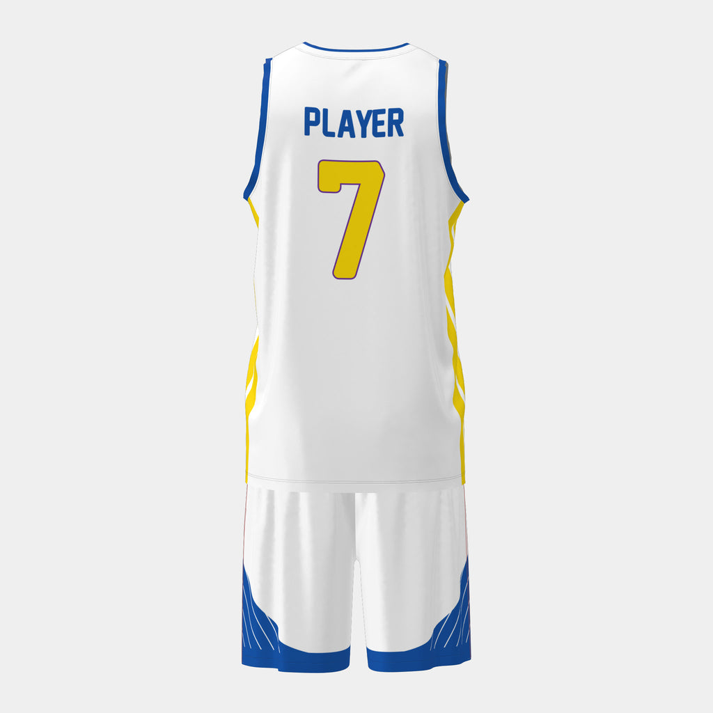 Crusaders Basketball Jersey Set by Kit Designer Pro