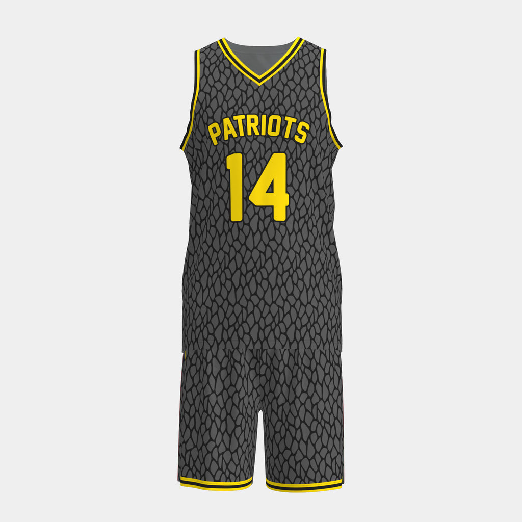 Patriots Basketball Jersey Set by Kit Designer Pro