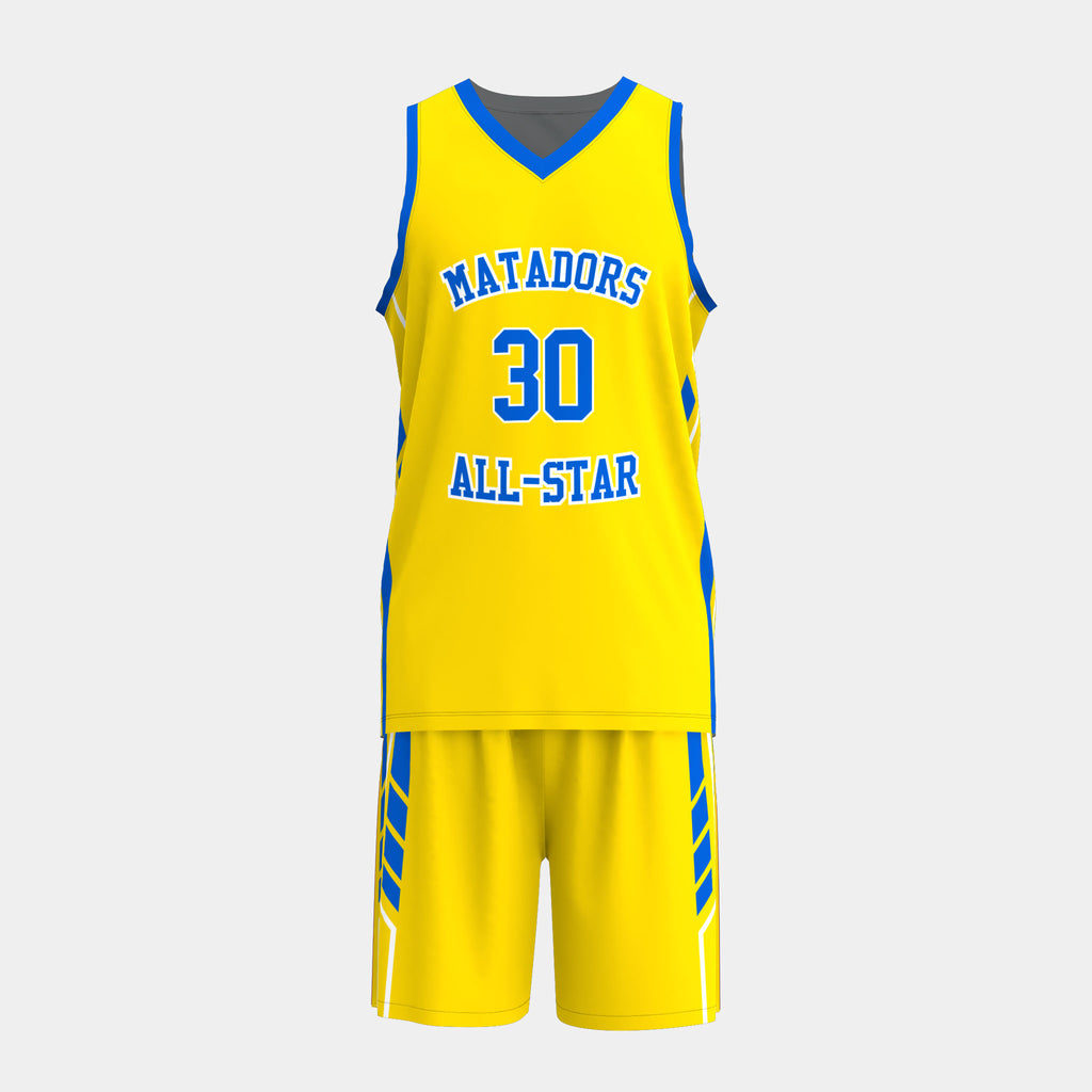 Matadors All-Star Basketball Jersey Set by Kit Designer Pro