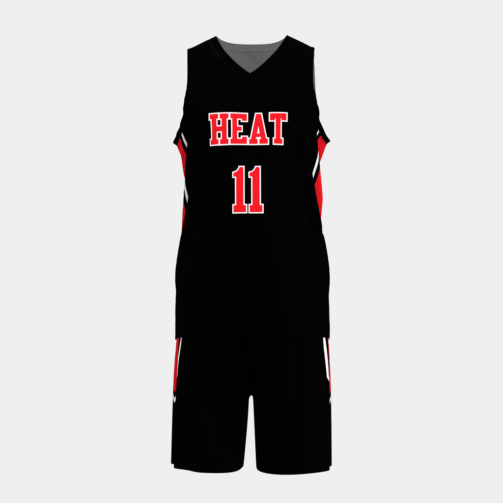 Heat Basketball Jersey Set by Kit Designer Pro