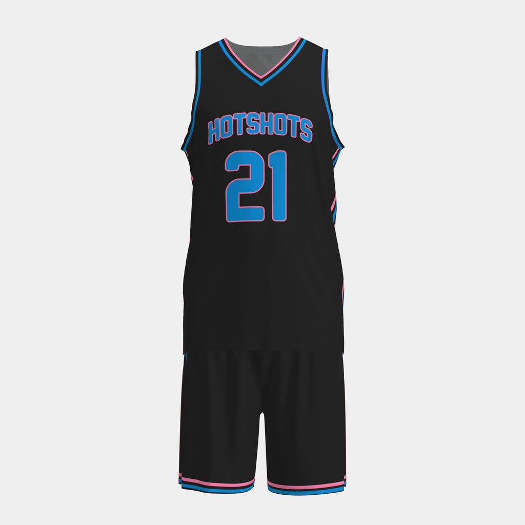 Hotshots Basketball Jersey Set by Kit Designer Pro