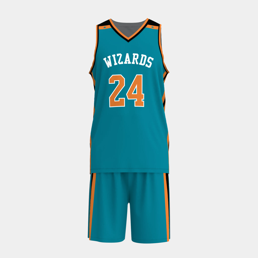 Wizards Basketball Jersey Set by Kit Designer Pro