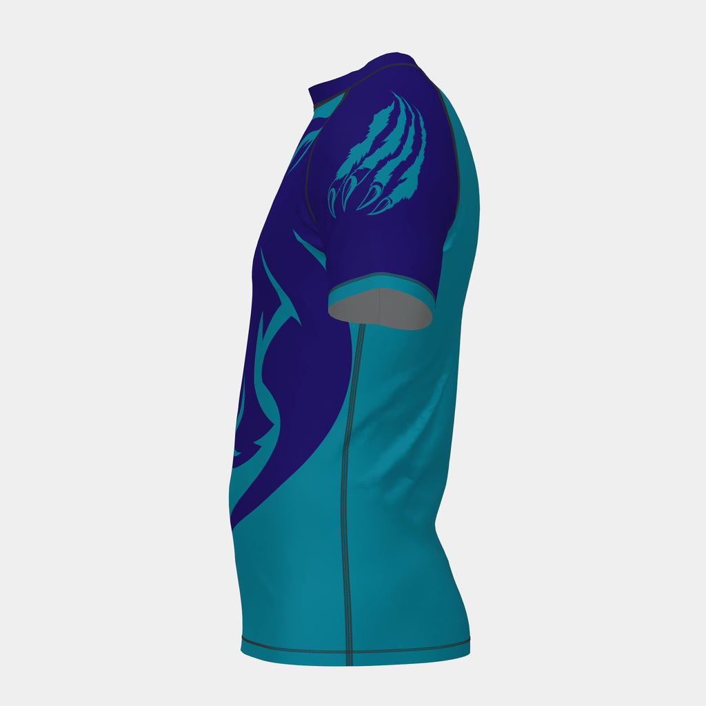 Fighter Rash Guard Short Sleeve by Kit Designer Pro