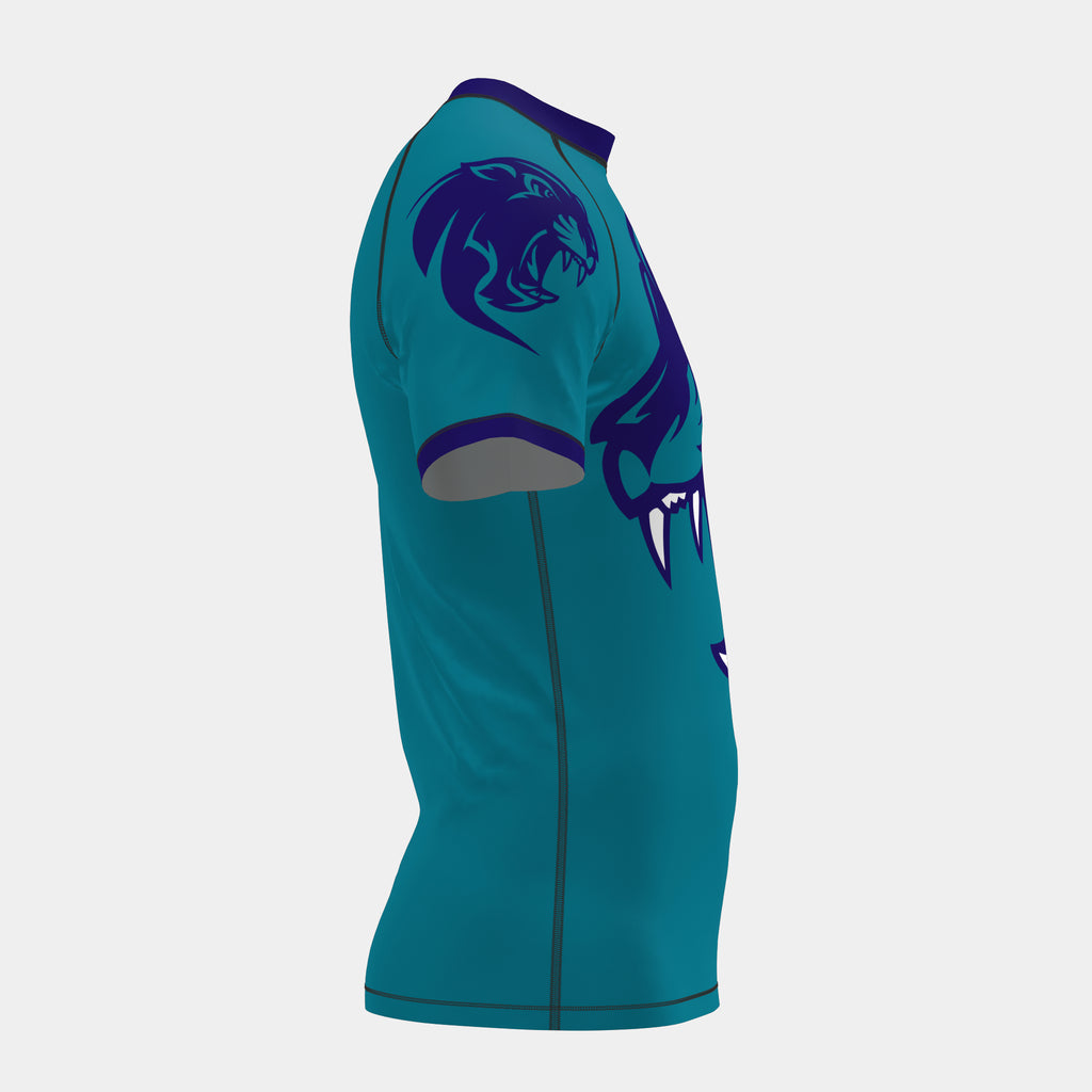 Fighter Rash Guard Short Sleeve by Kit Designer Pro