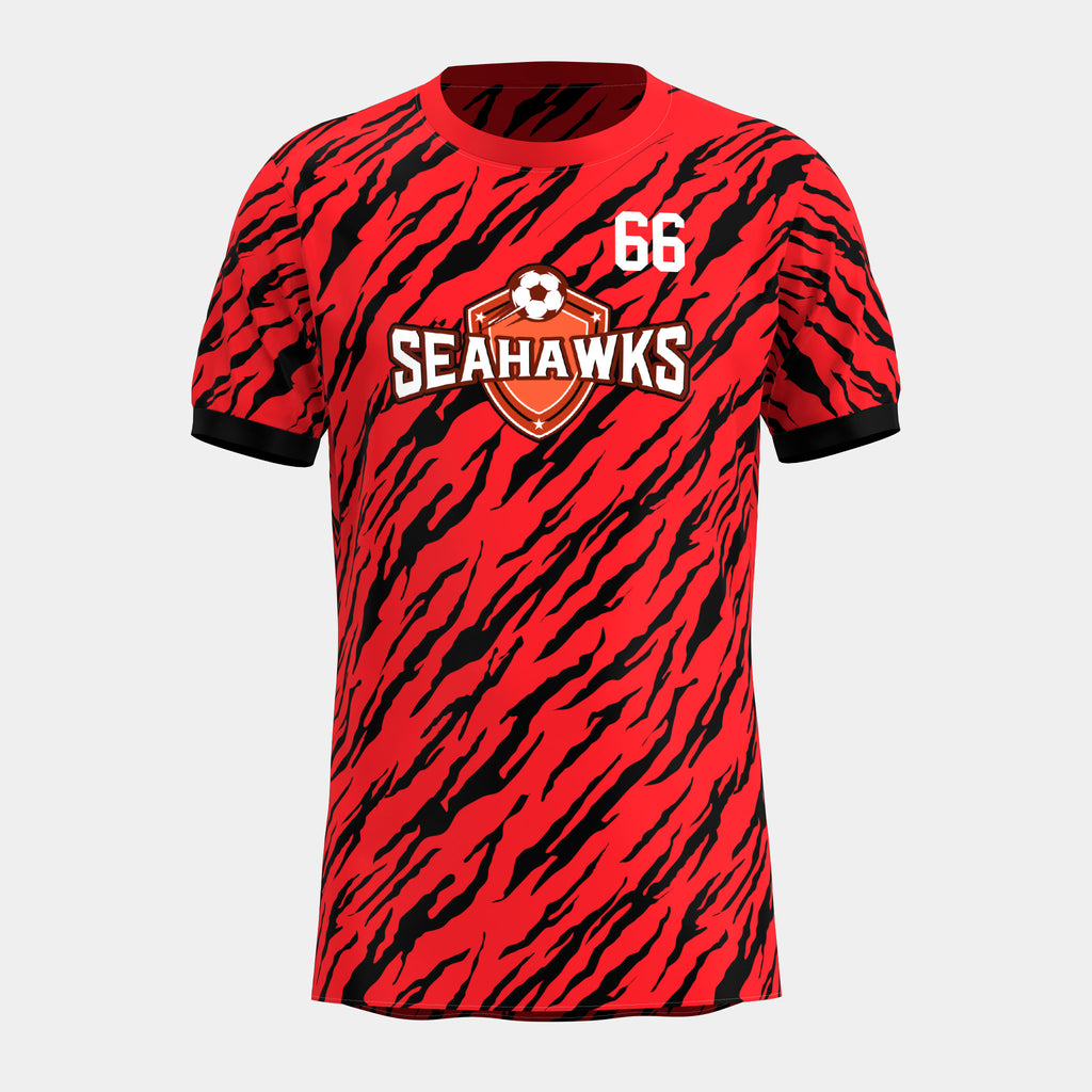 Sea Hawks Soccer Shirt by Kit Designer Pro