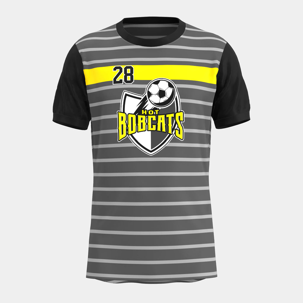 Hot Bobcats Soccer Shirt by Kit Designer Pro