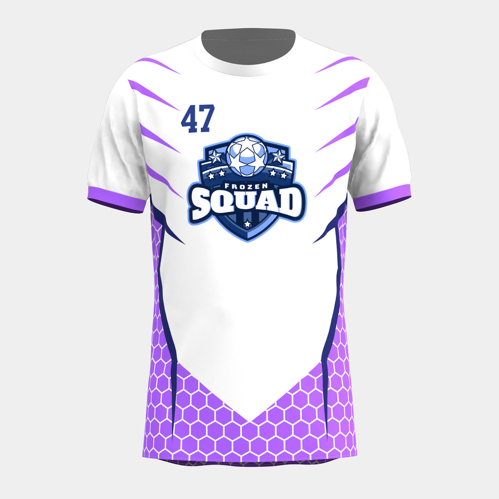 Frozen Squad Soccer Shirt by Kit Designer Pro