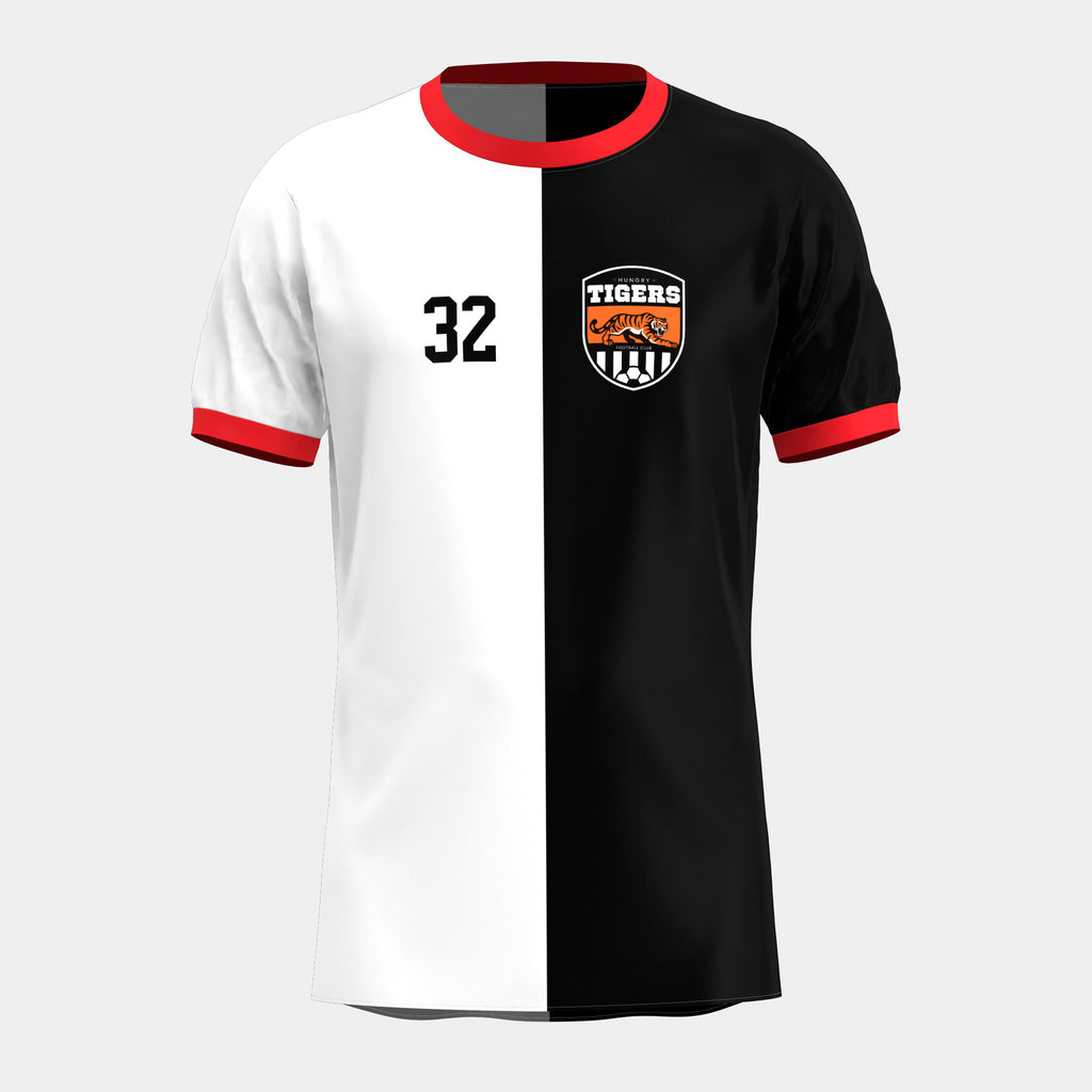 Hungry Tigers Soccer Shirt by Kit Designer Pro