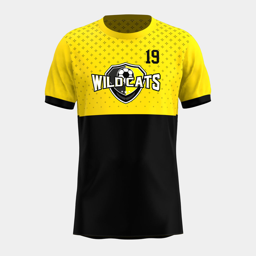 Wild Cats Soccer Shirt by Kit Designer Pro