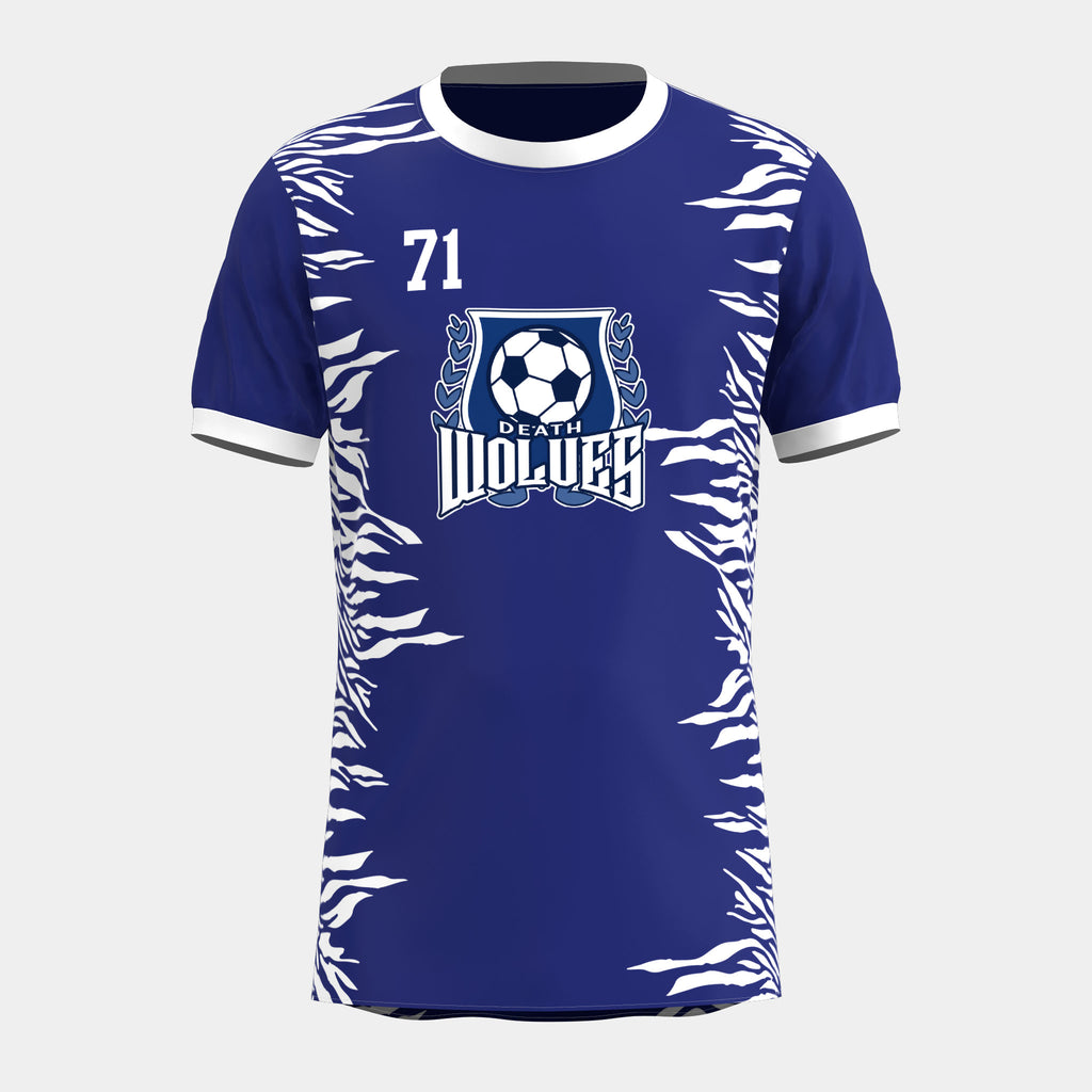 Death Wolves Soccer Shirt by Kit Designer Pro