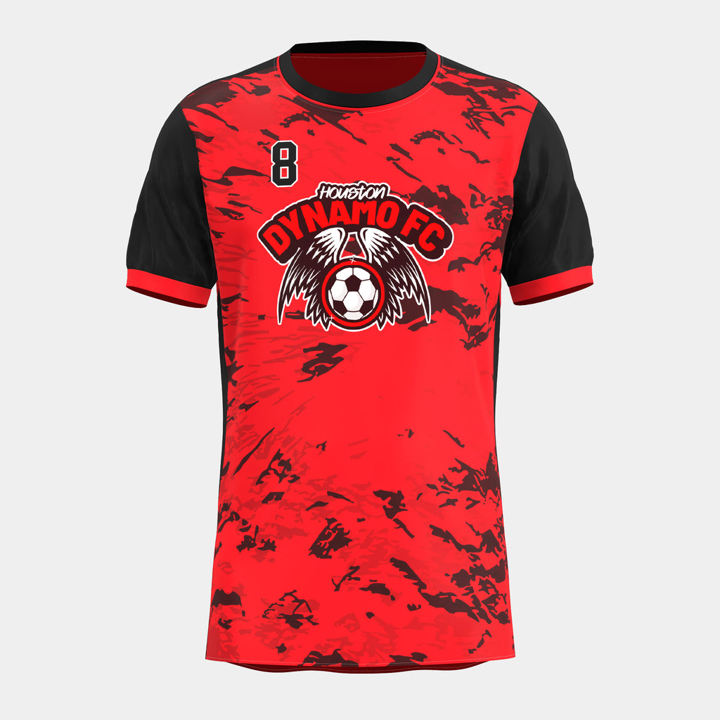 Houston Dynamo FC Soccer Shirt by Kit Designer Pro