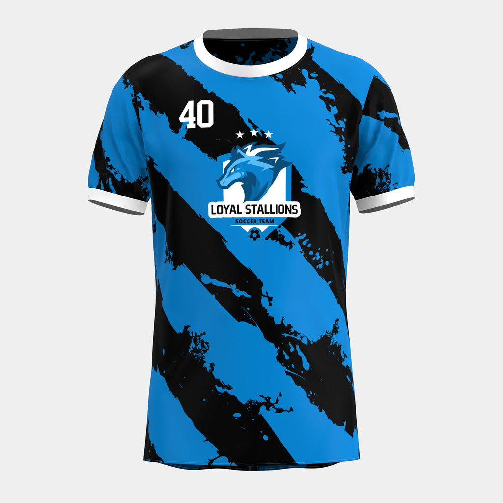 Loyal Stallions Soccer Shirt by Kit Designer Pro