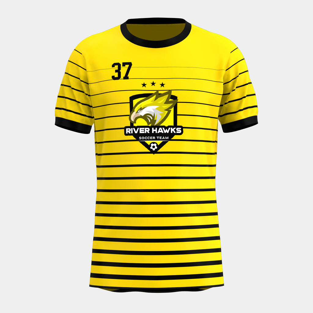 River Hawks Soccer Shirt by Kit Designer Pro