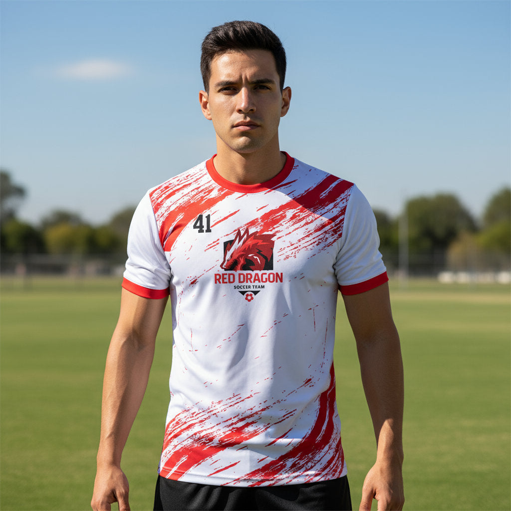 Red Dragon Soccer Shirt