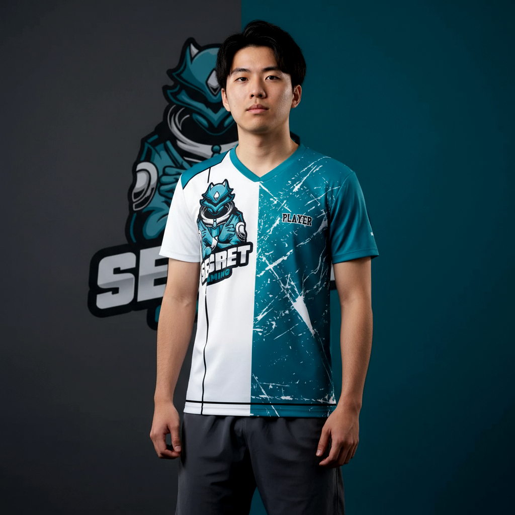 Secret Gaming Overlap V-neck