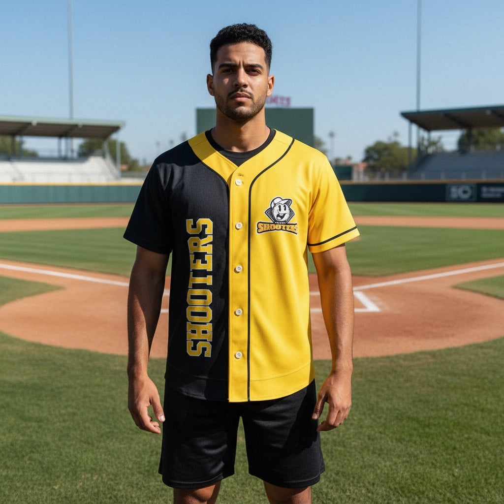 Shooters Baseball Jersey with Piping