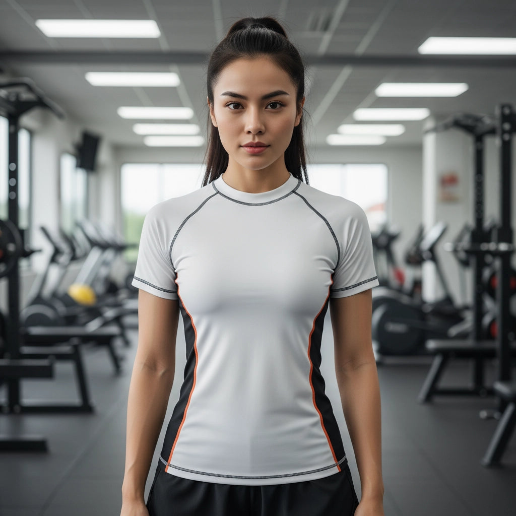 Silken Shield Women's Rash Guard Short Sleeve